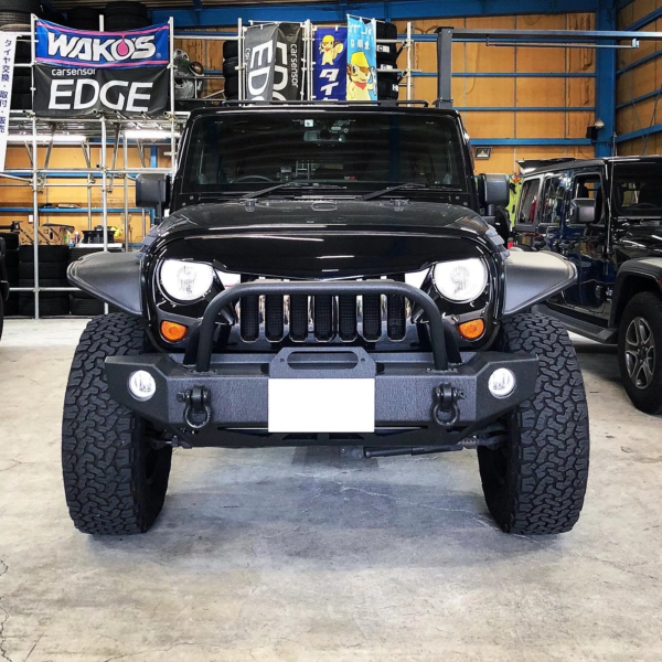 「ジープ ラングラーアンリミテッドサハラ」 JKラングラー　リフトアップコイル取付