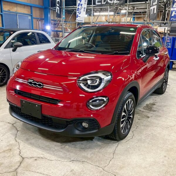 「フィアット 500X」ETC＆ドラレコ取付／ボディガラスコーティング施工