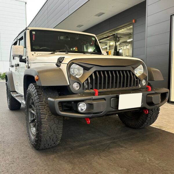 「ジープ JK ラングラー」フロント＆リアバンパー交換／サンライダー取付etc