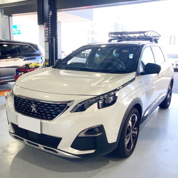 「プジョー 5008」リアブレーキパッド交換