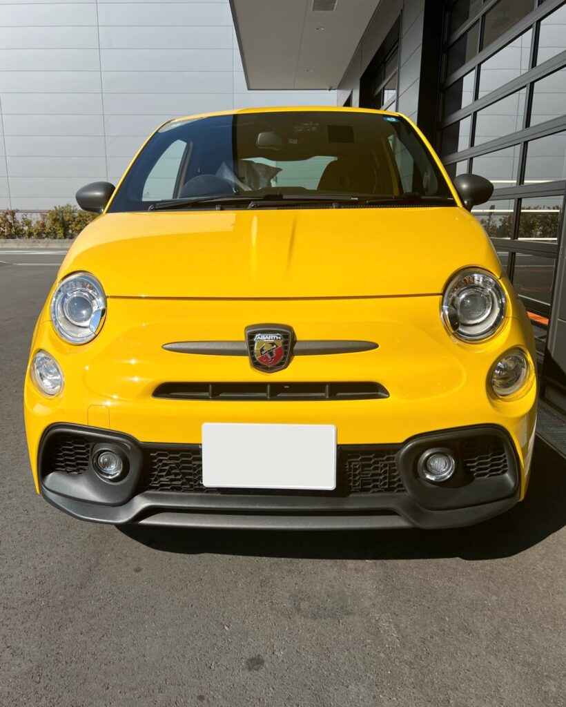 「アバルト 595」ホイールリペア&ボディガラスコーティング…