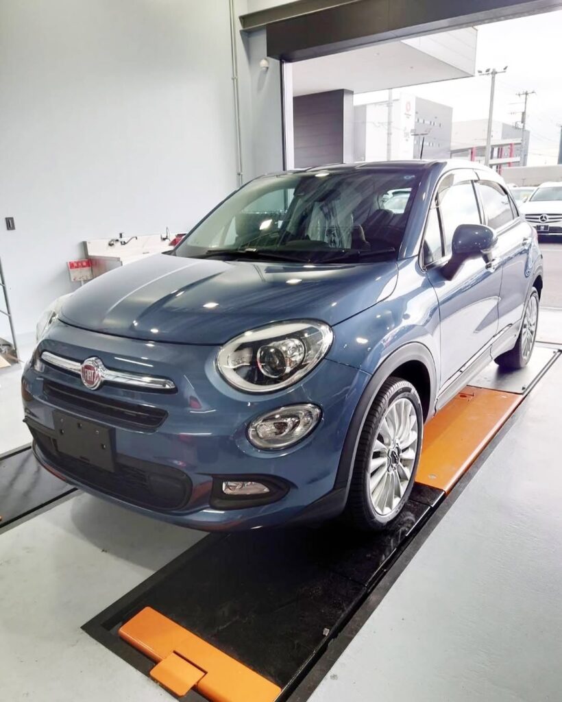 「フィアット 500X」ボディガラスコーティング施工