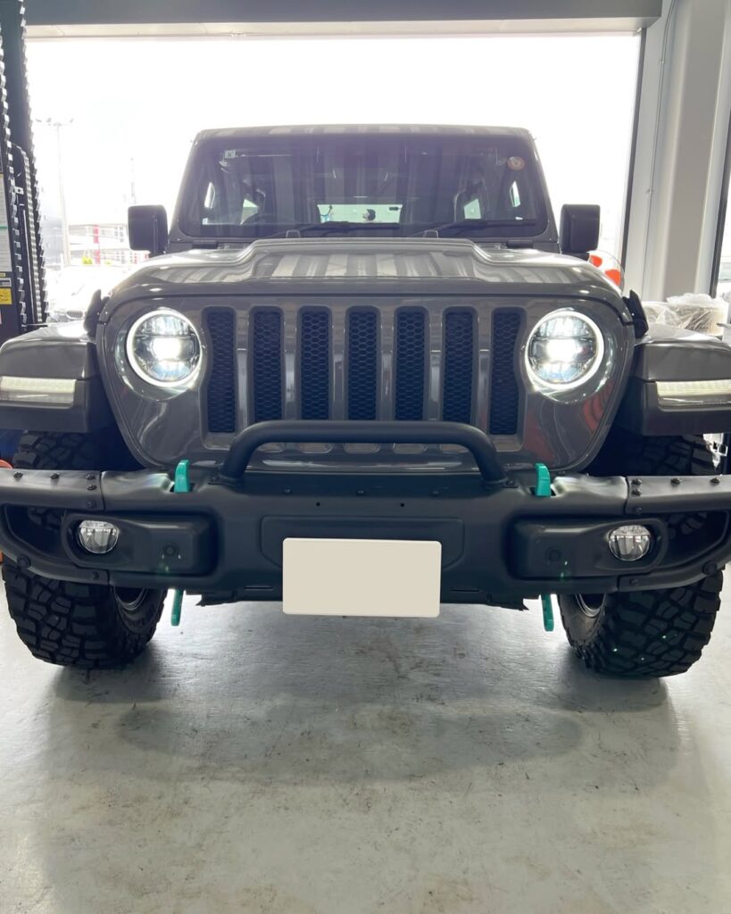 「ジープ JL ラングラー」イカリング付きLEDヘッドライト&hellip;